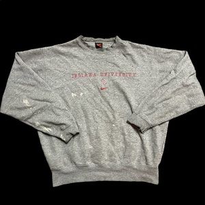 Vintage Indiana university center nike swoosh - medium